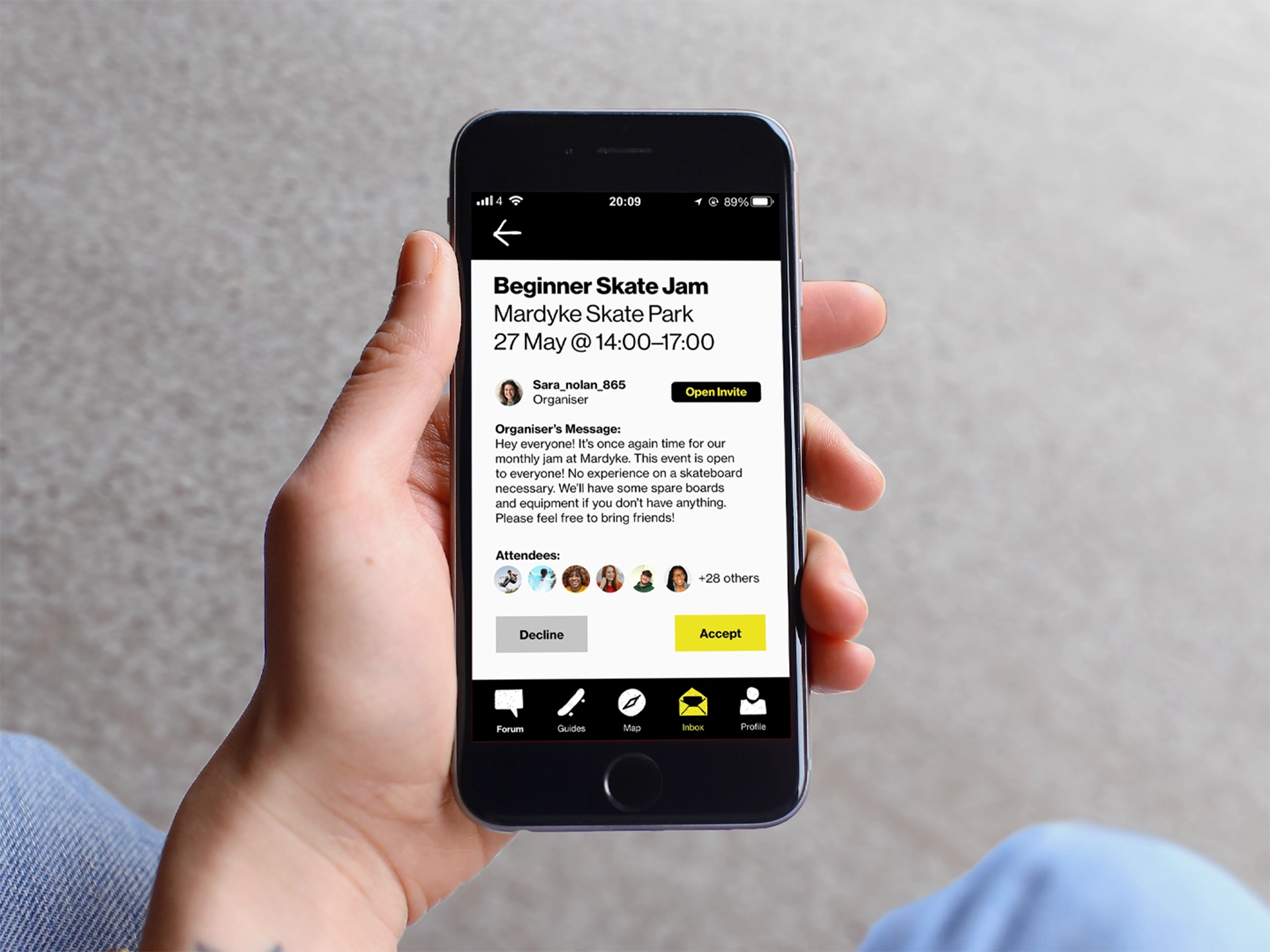 Skate Jam Invitation